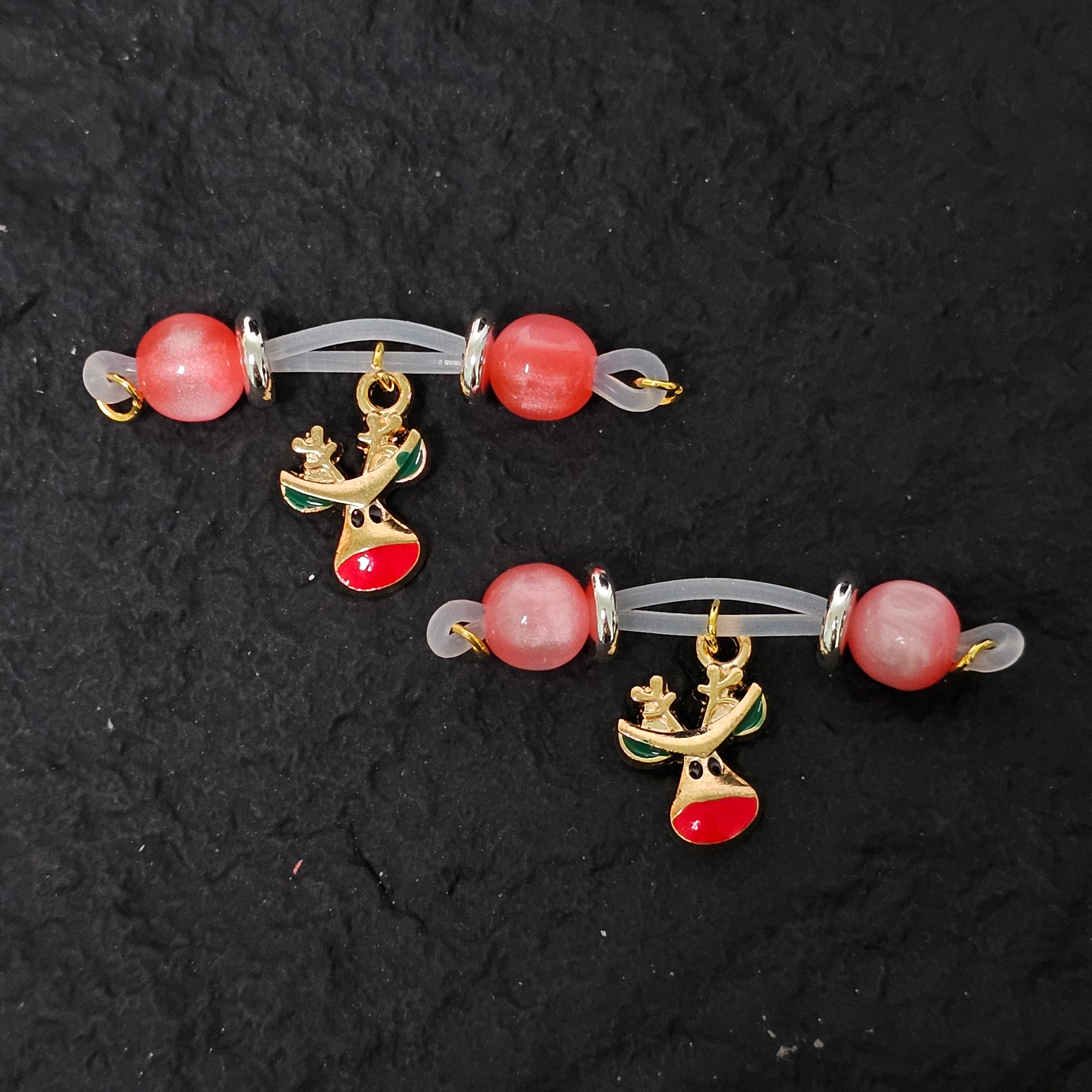 Nipple clamps Christmas reindeer