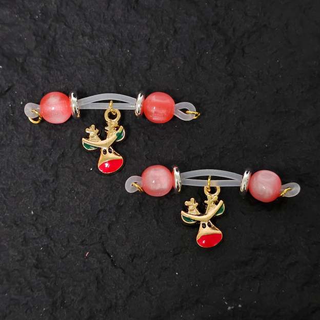 Nipple clamps Christmas reindeer