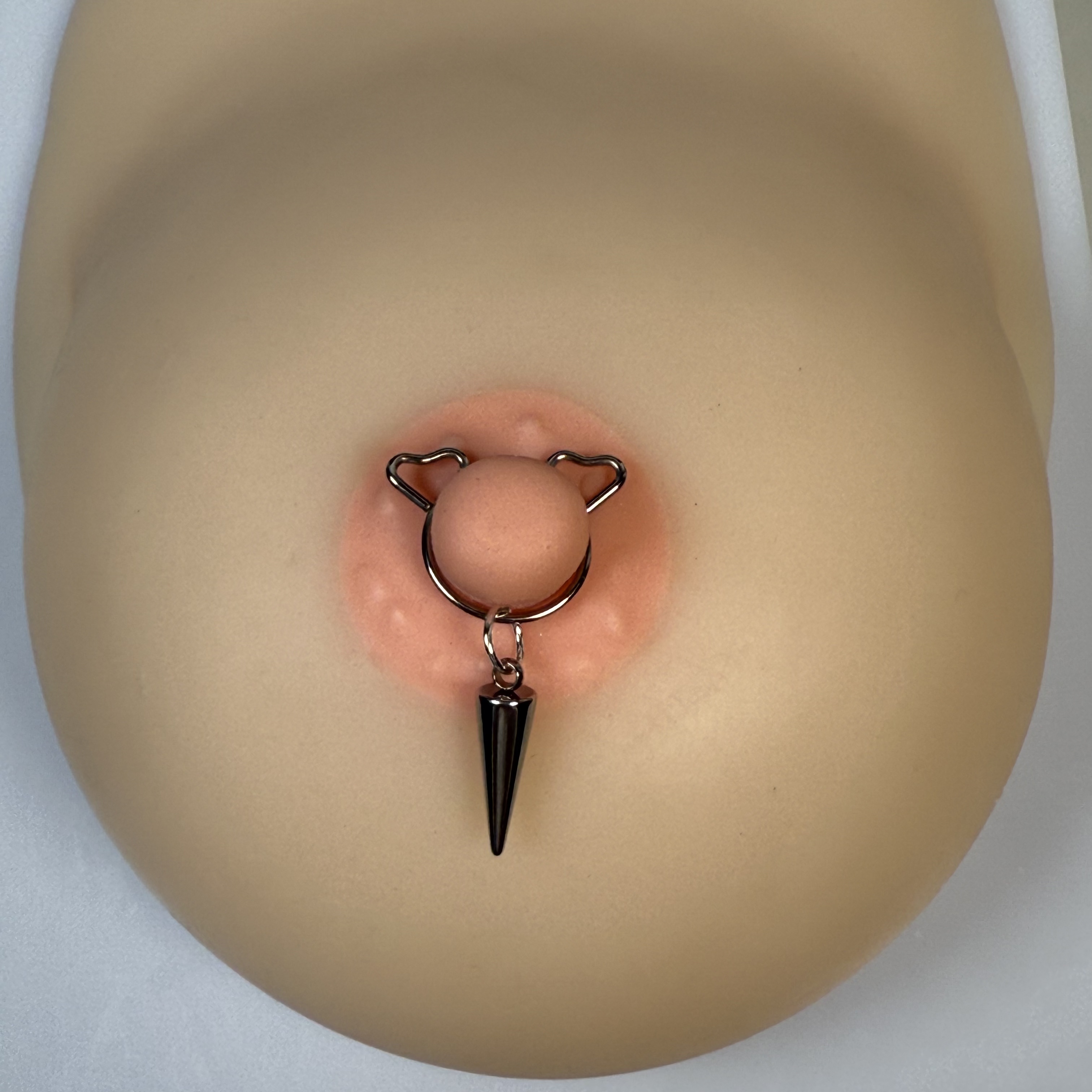 No-piercing personalized nipple rings