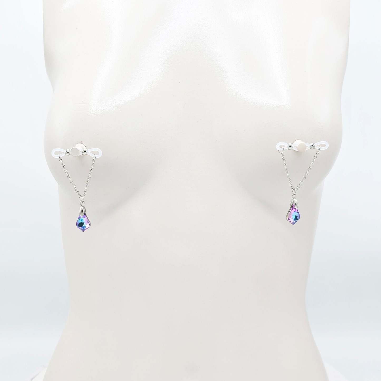 Crystal Pendant Nipple Ring