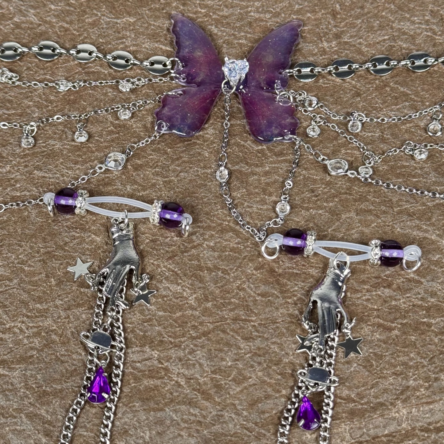 Violet Touch Chain Set