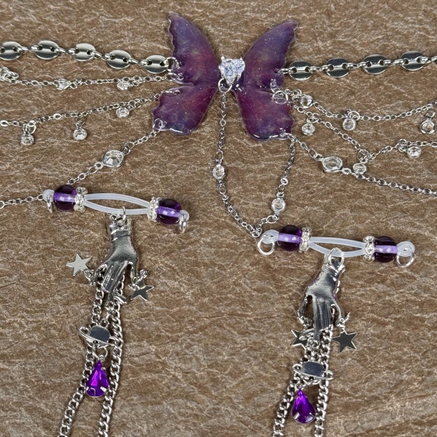 Violet Touch Chain Set