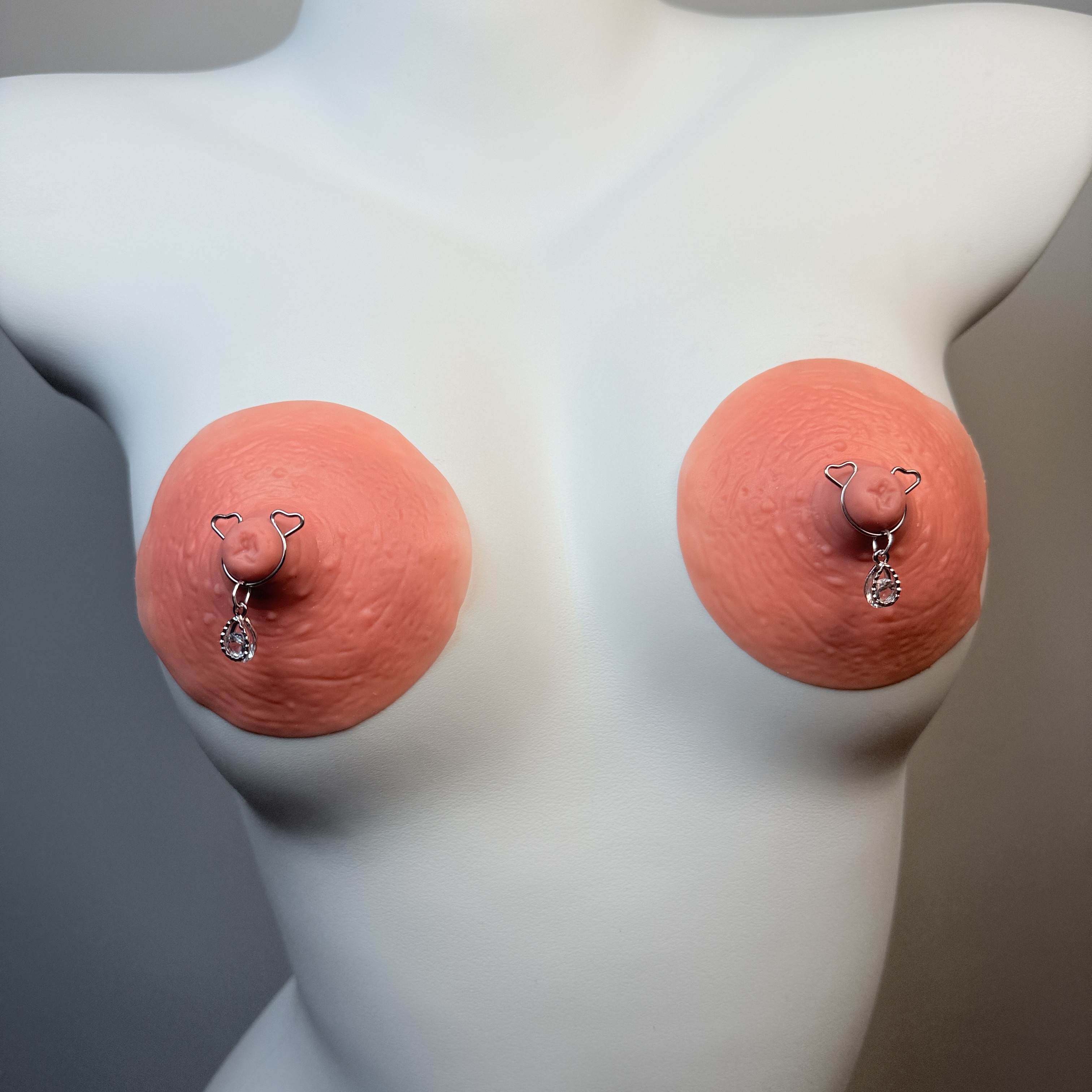 Adjustable fake nipple decoration - exquisite diamond