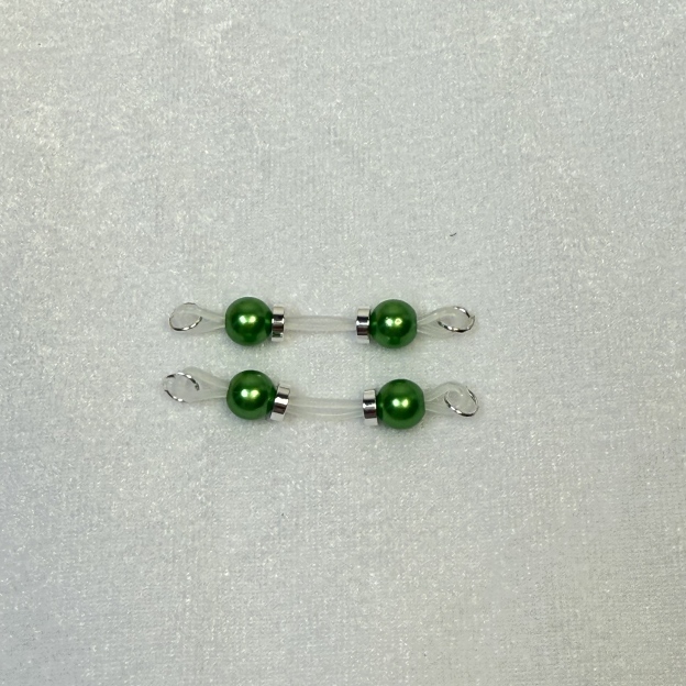 Anti-falling - New green pearl nipple decoration