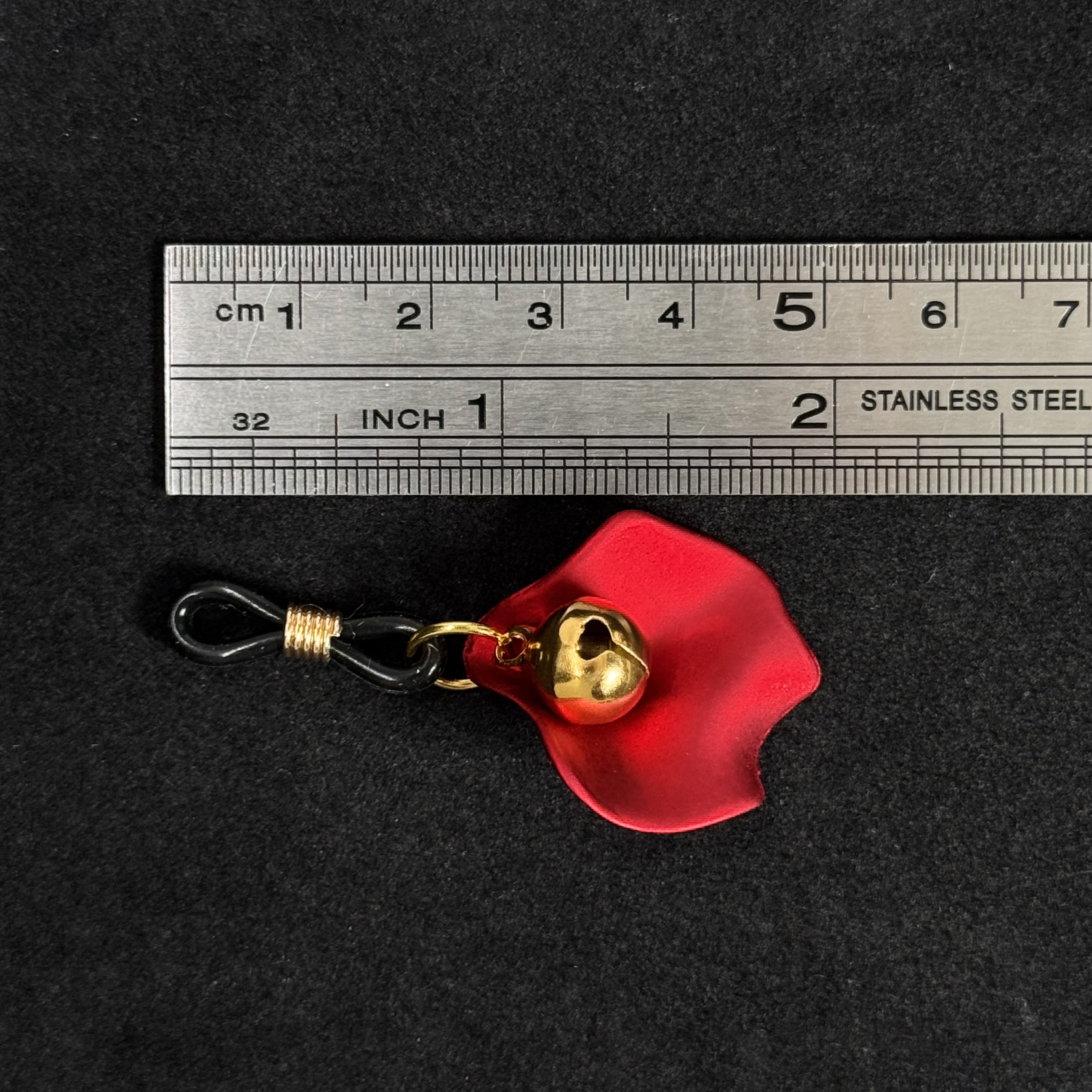 Ruby Bell Charm