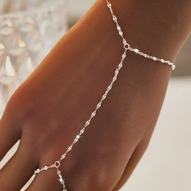 18K Gold Diamond-Cut Bracelet