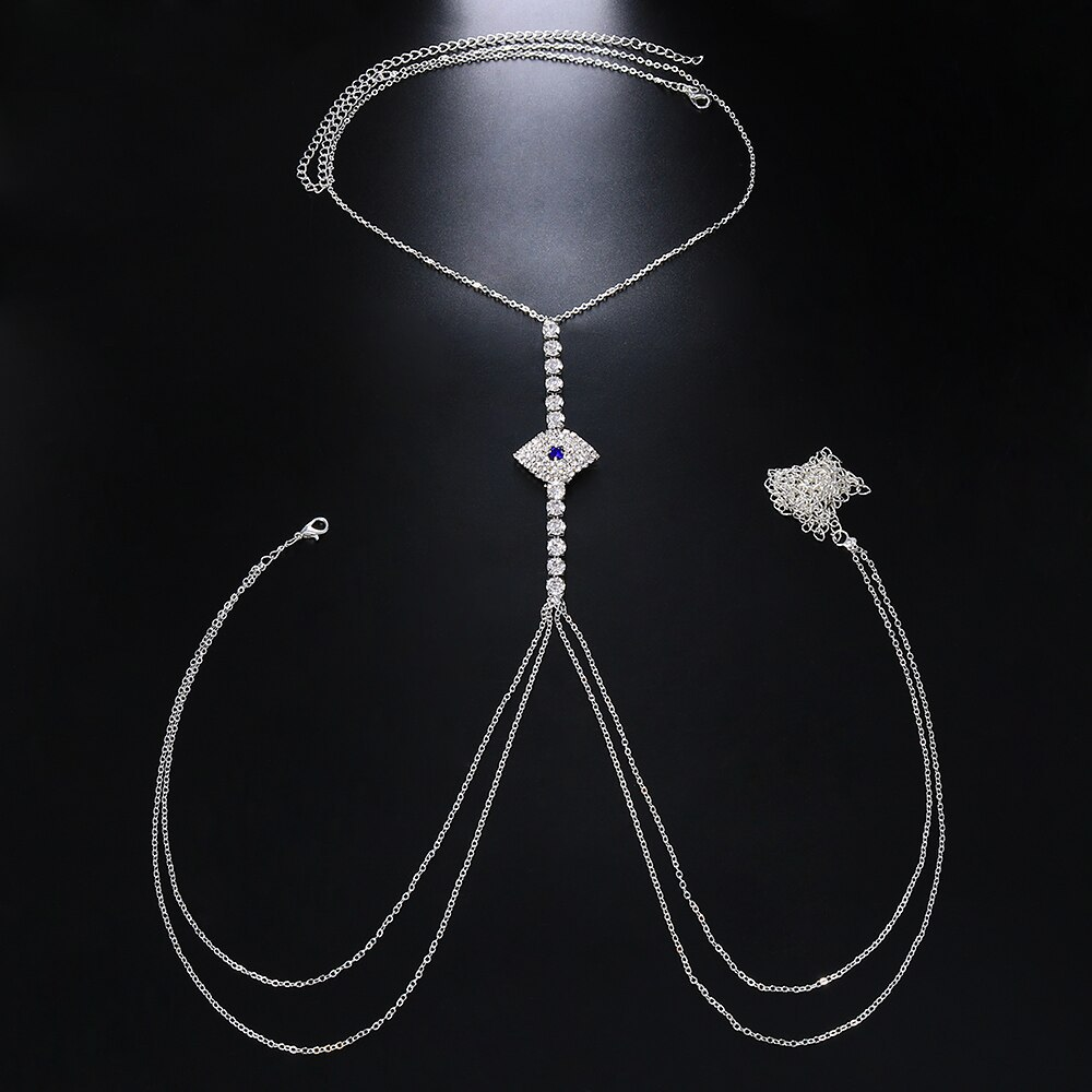 Minimalist Evil Eye Chest Chain