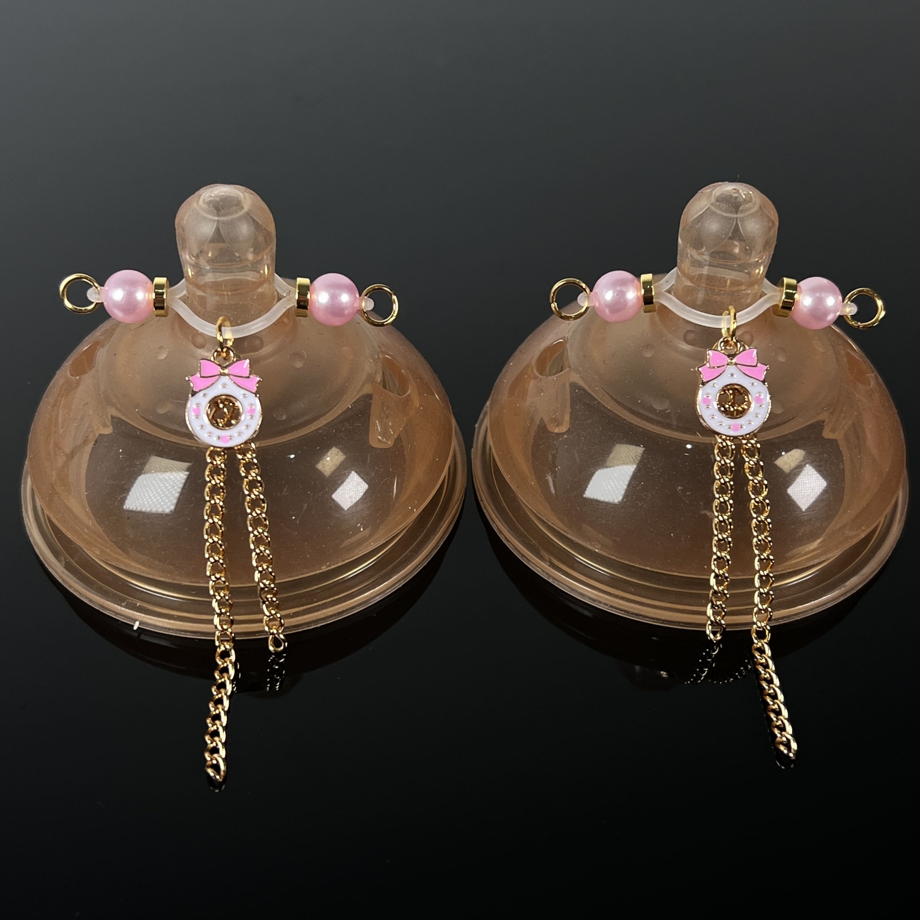 Blush Donut Luxe Clips