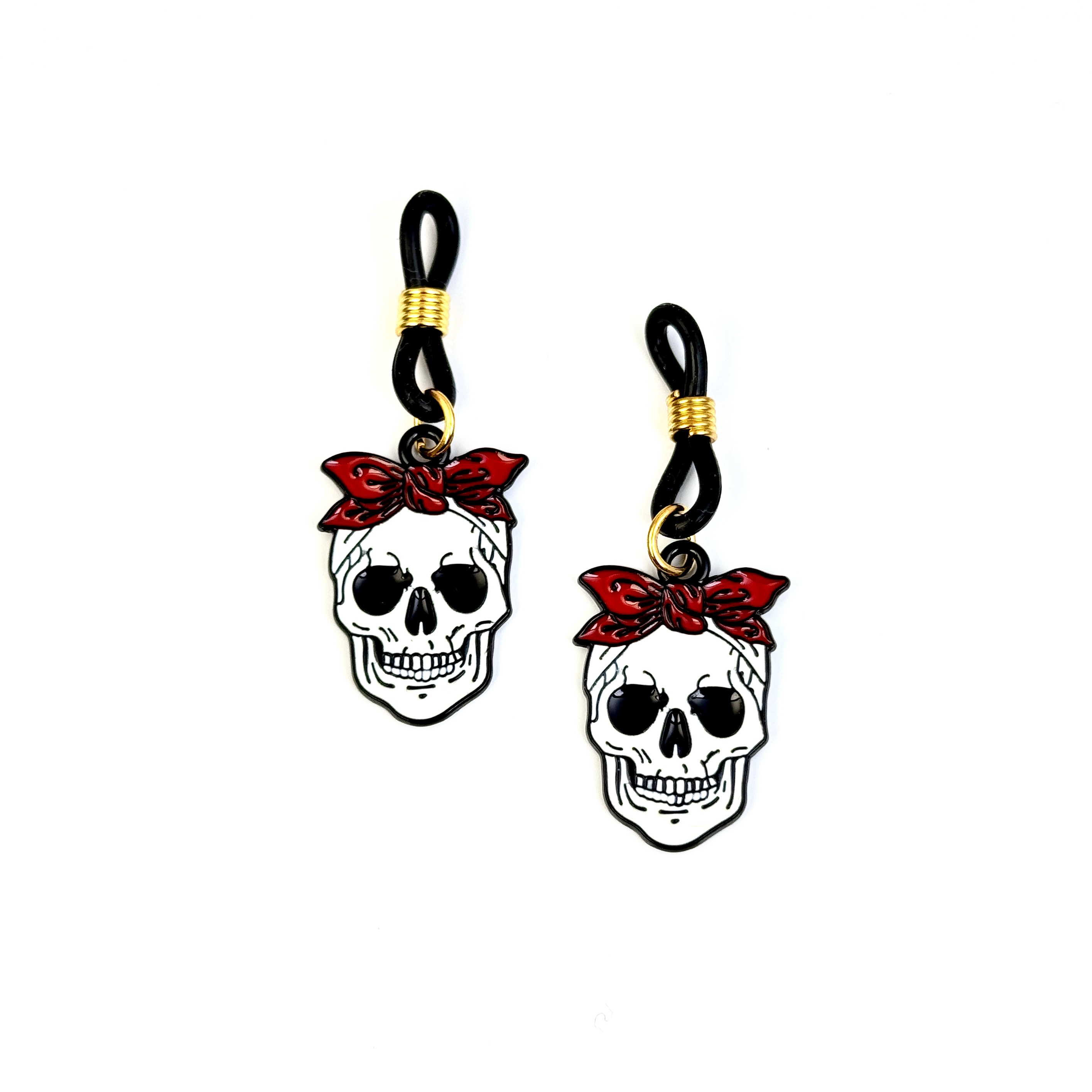 Vixen Skull Bow Nipple Clamps