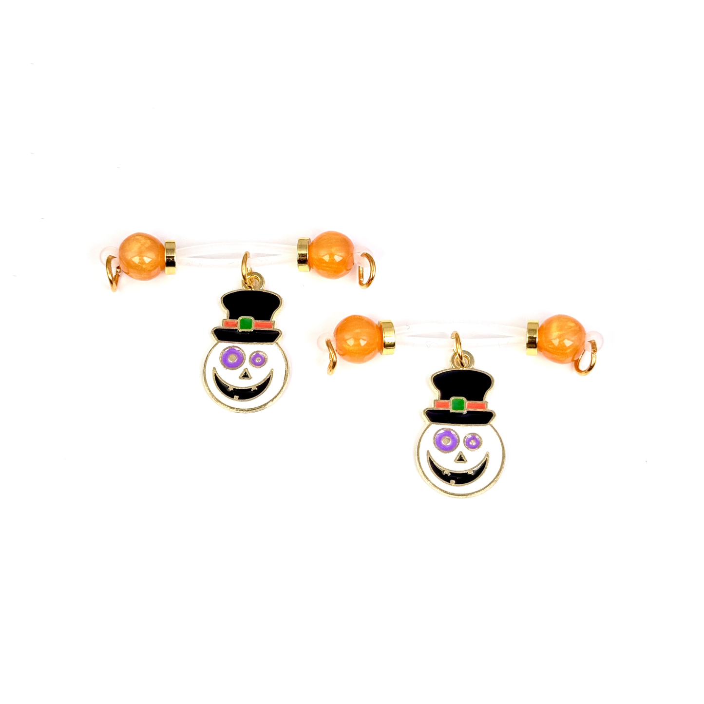 Halloween Frosty Charm Nipple Jewelry
