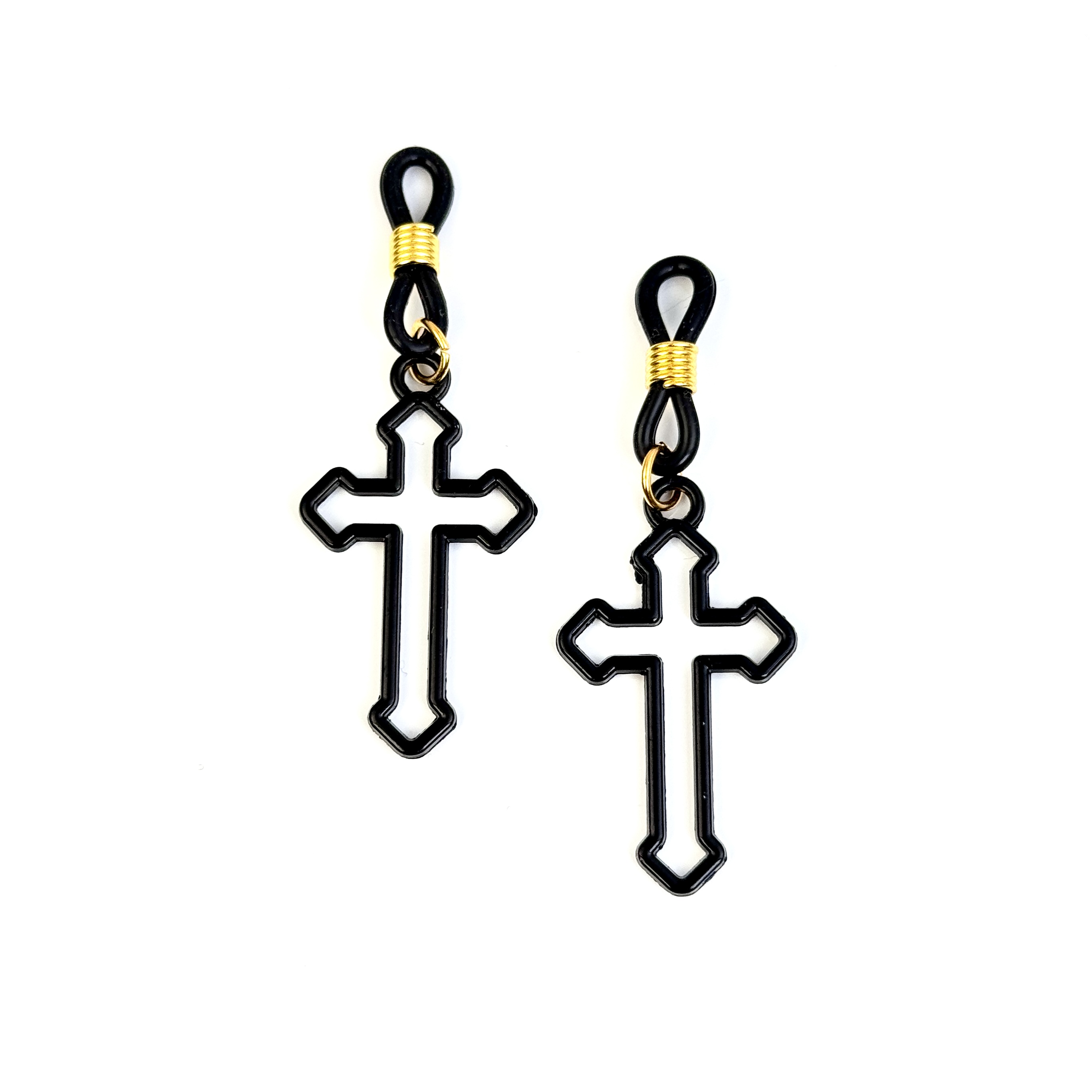 Midnight Cross Nipple Clamps
