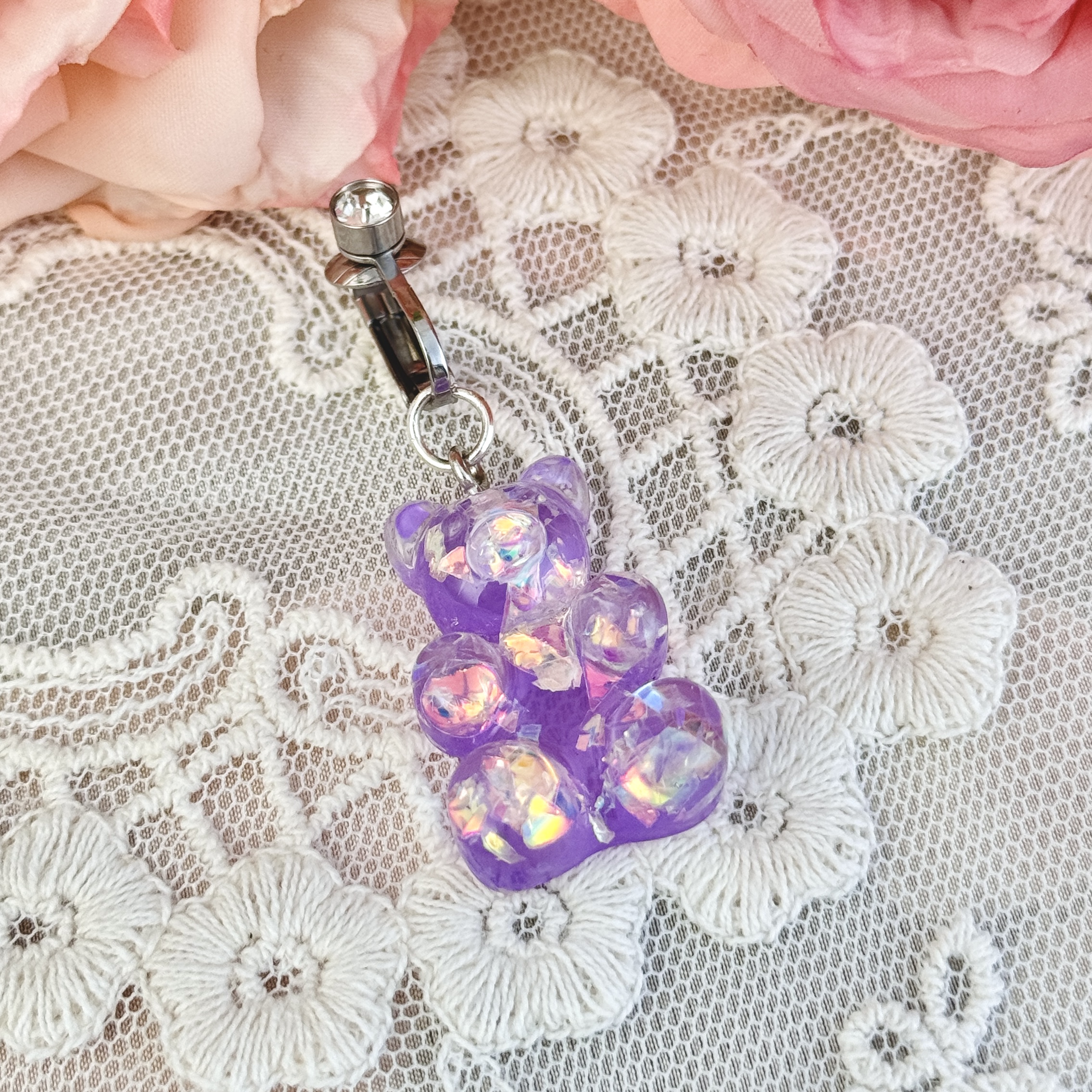 Belly Button Ring - Teddy Bear