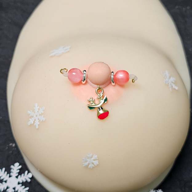 Nipple clamps Christmas reindeer