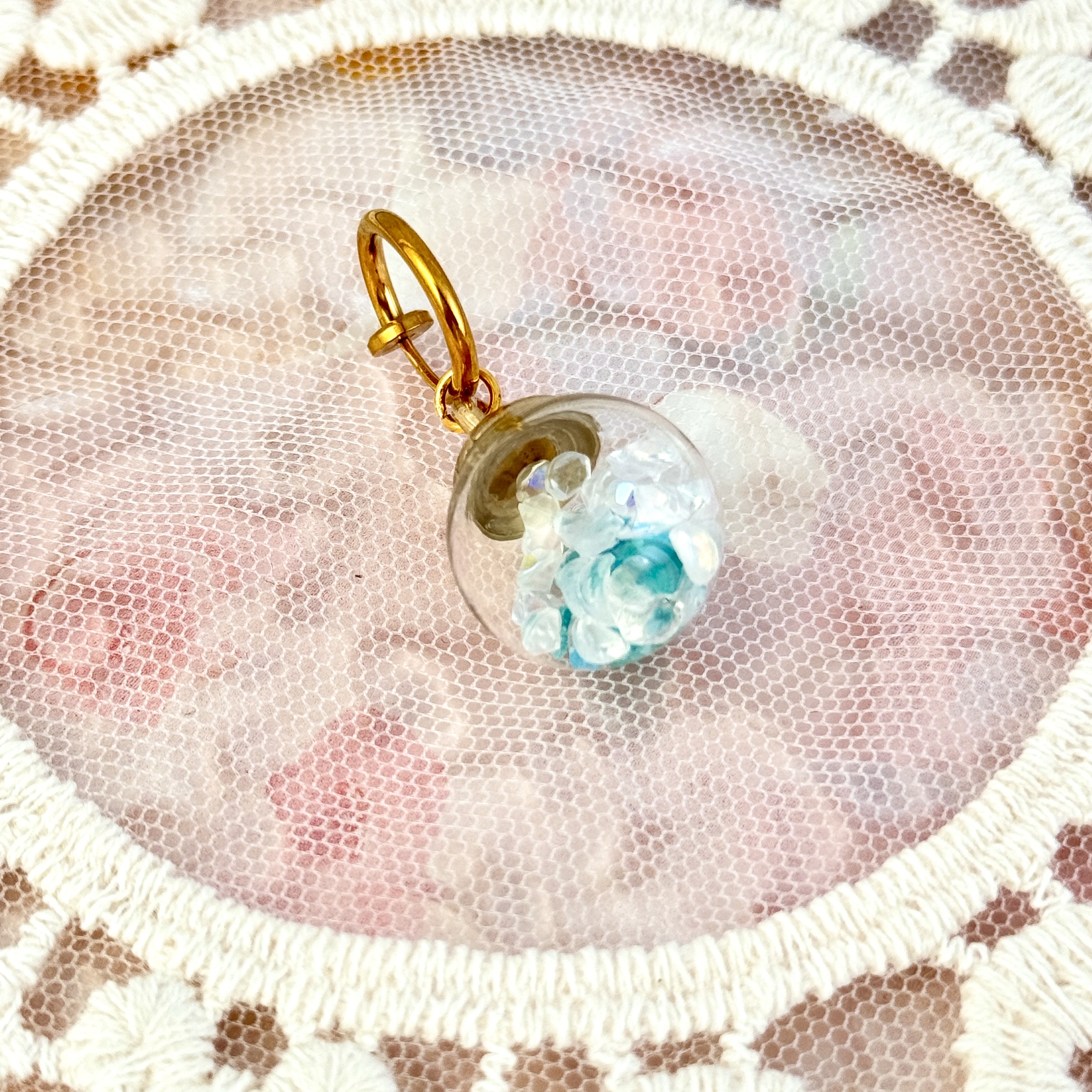 Ocean Pearl Faux Belly Button Jewelry