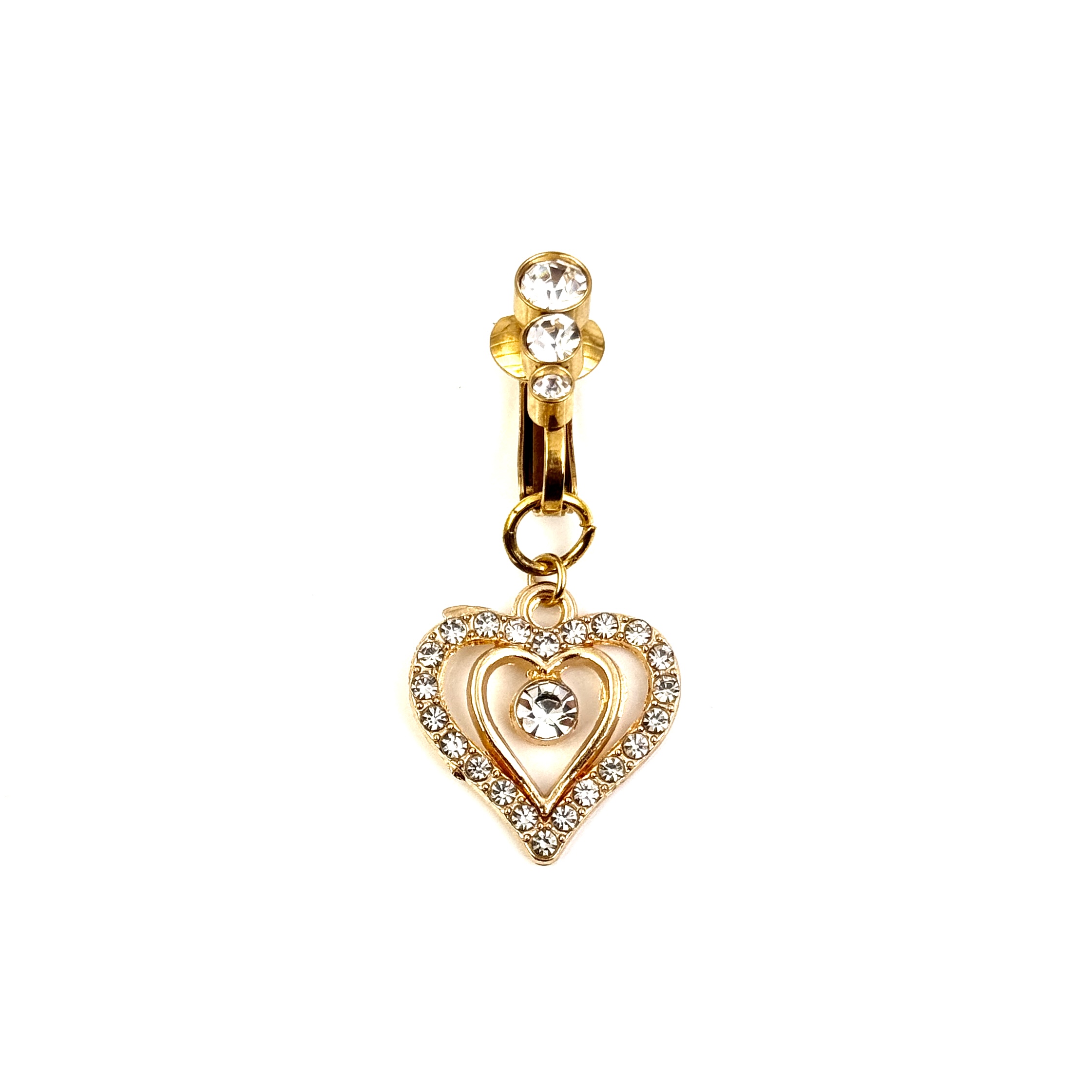 Royal Heart Crystal Charm