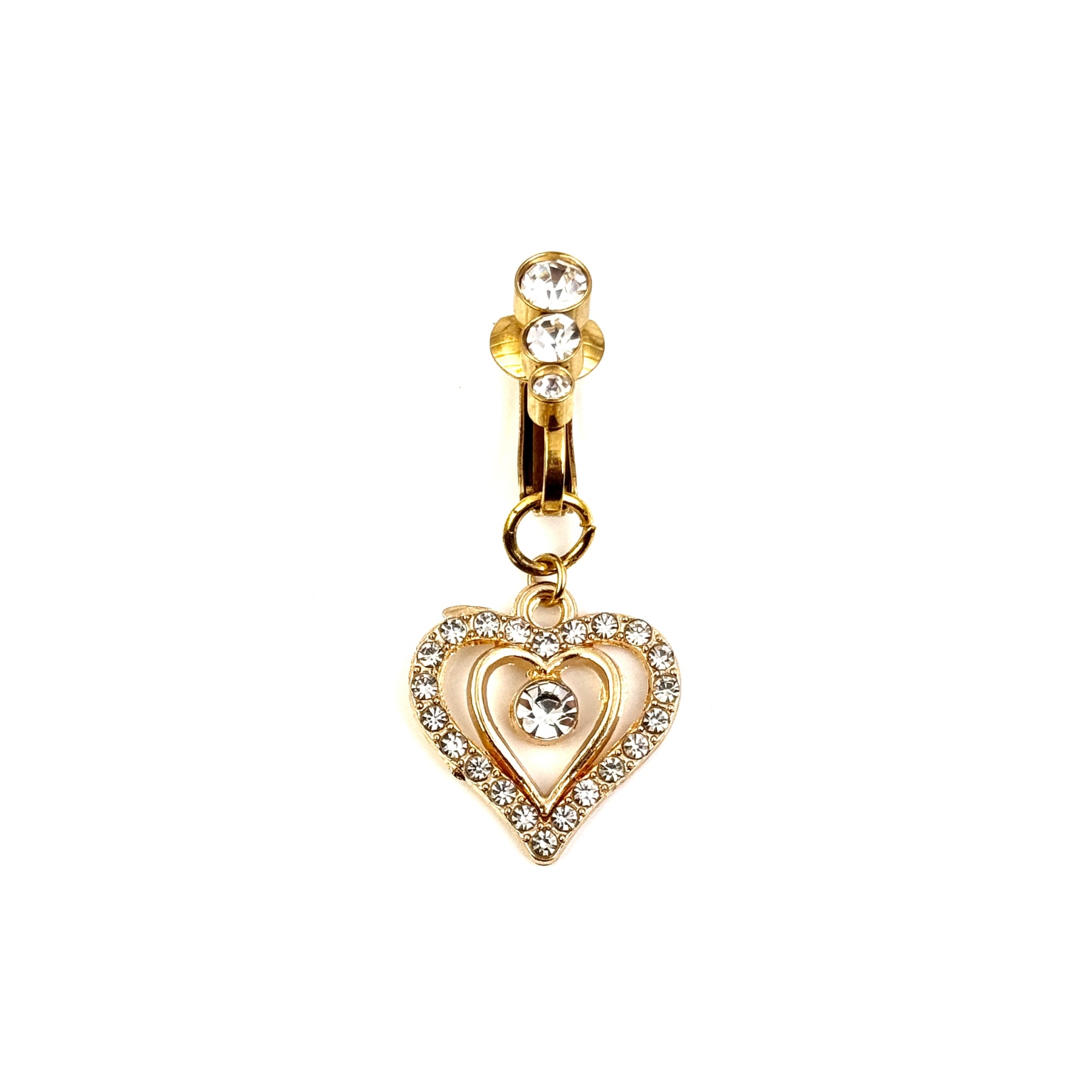 Royal Heart Crystal Charm