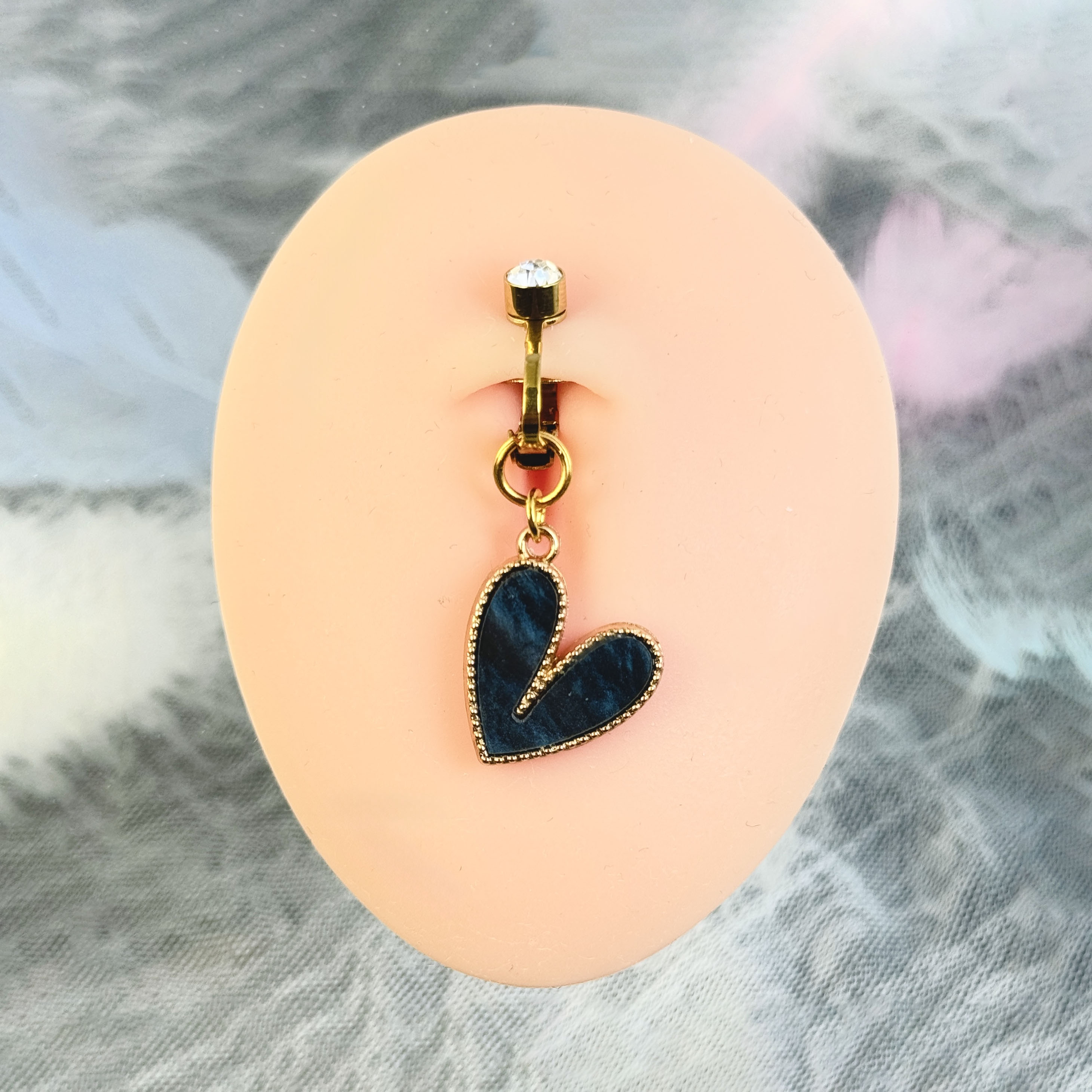 Aurelia Heart Belly Clip (Non-piercing)