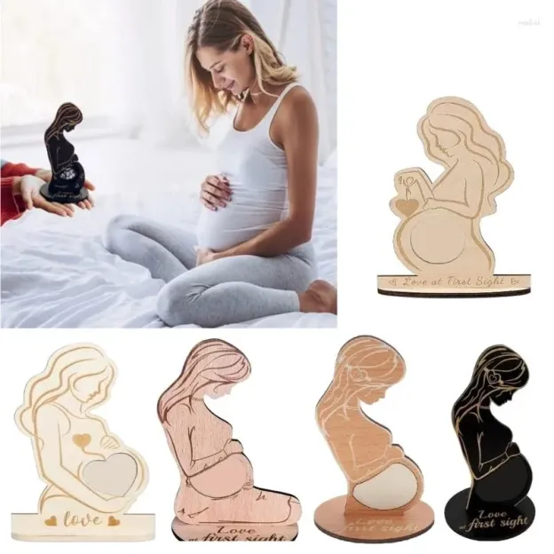 Custom-Maternity Party Wooden Photo Frame - Capture the joy of first-time motherhood - Unique decoration-Thyye