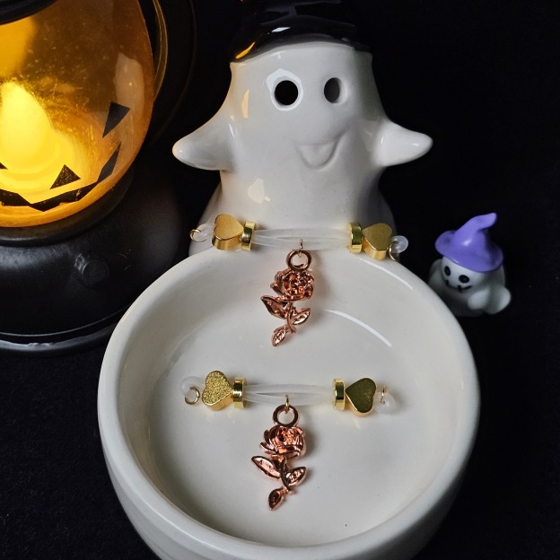 24K gold nipple rose