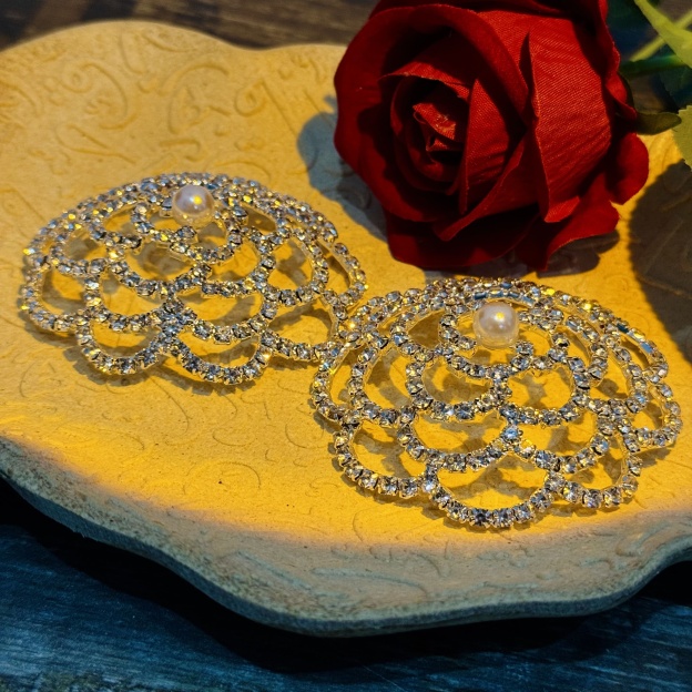 Women's Sexy Pearl Rhinestone Nipple Covers