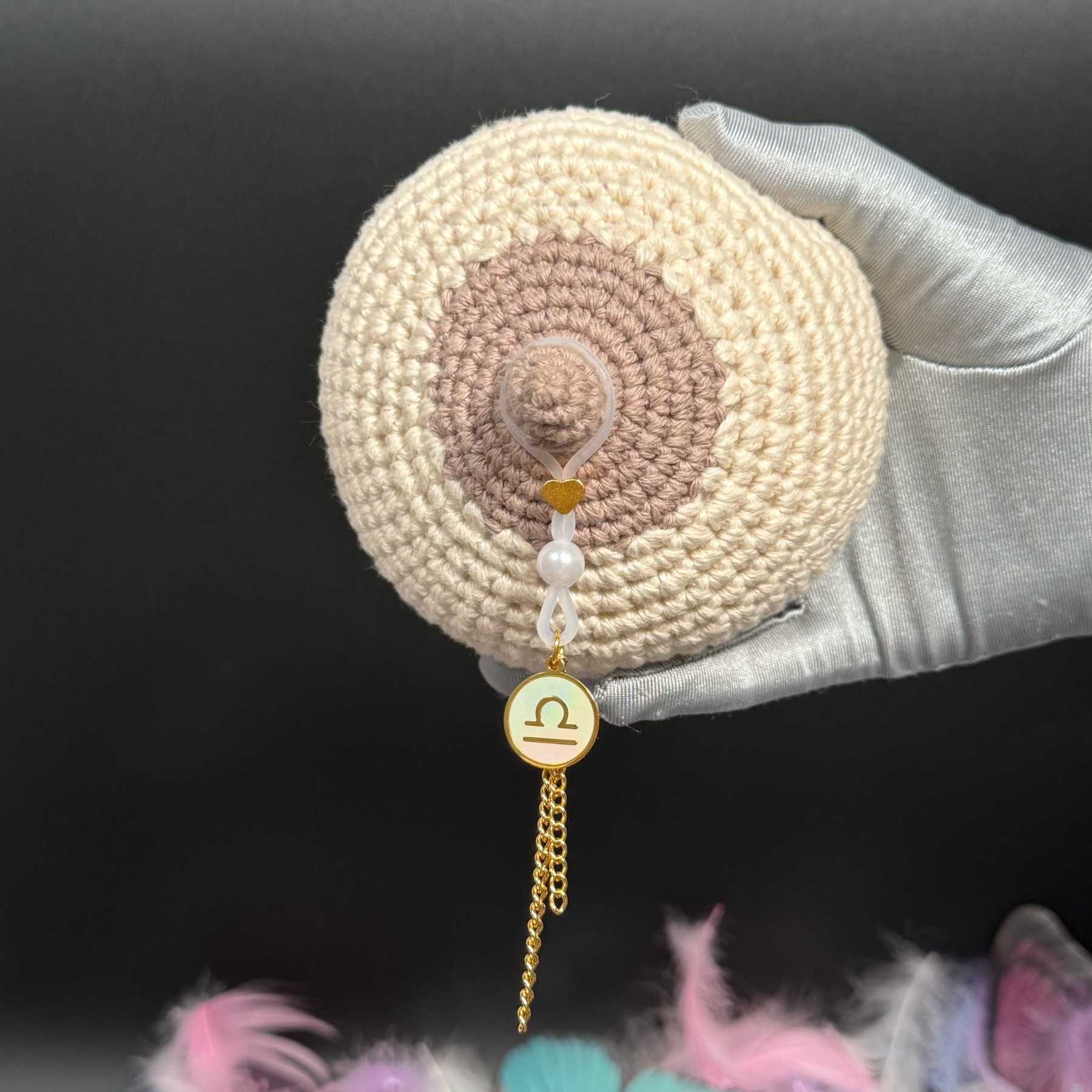 Customizable constellation nipple clamps