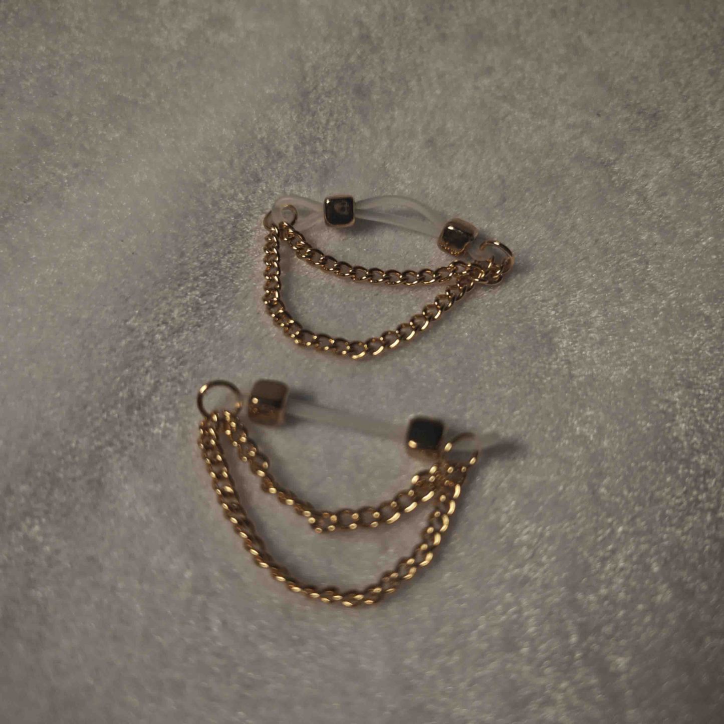 K gold chain nipple clamp