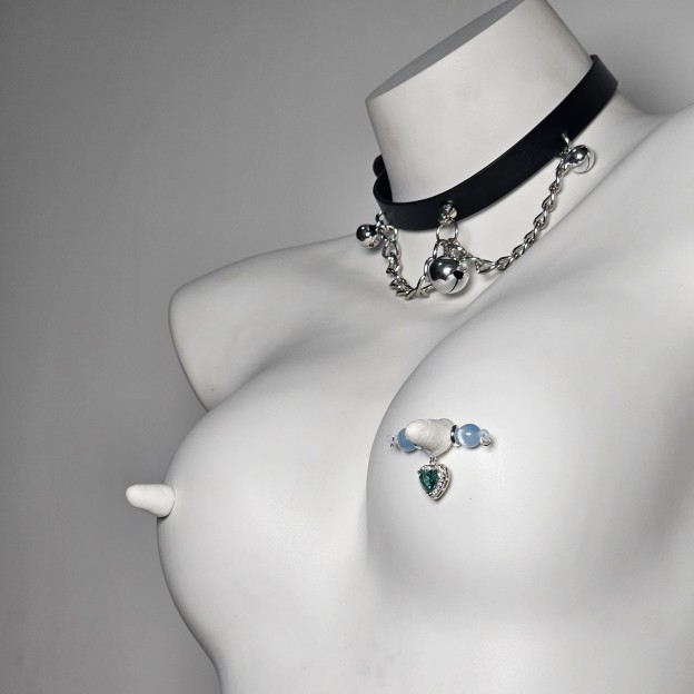 Crystal + Green Gemstone