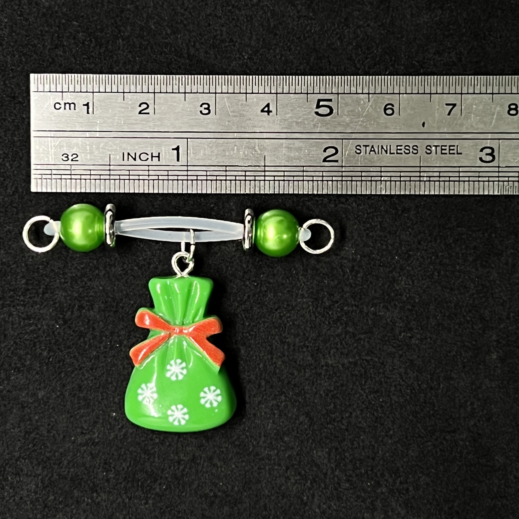 Christmas Candy Bag Charm Nipple Clamps