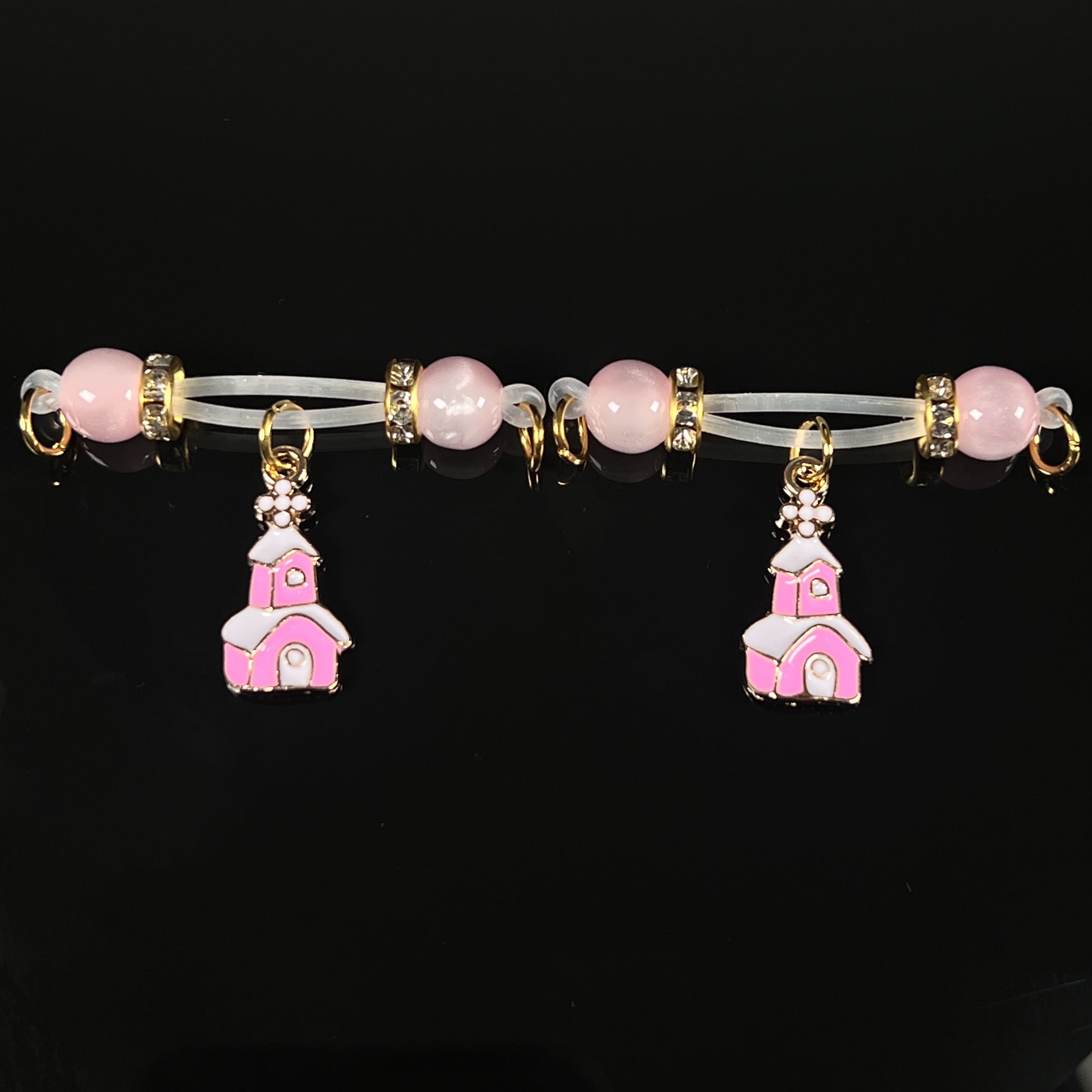 Pink Cottage Christmas Clamps
