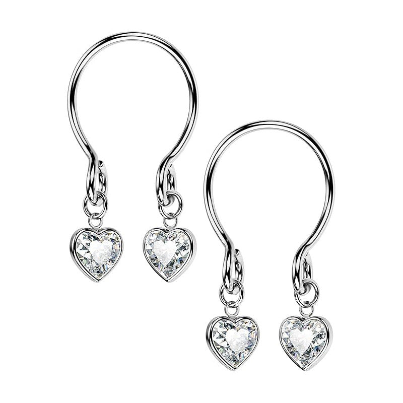 Punk-Style Spiked U-Shaped Nipple Ring