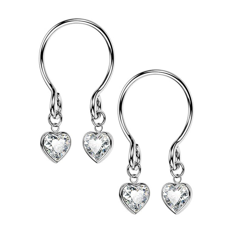 Punk-Style Spiked U-Shaped Nipple Ring
