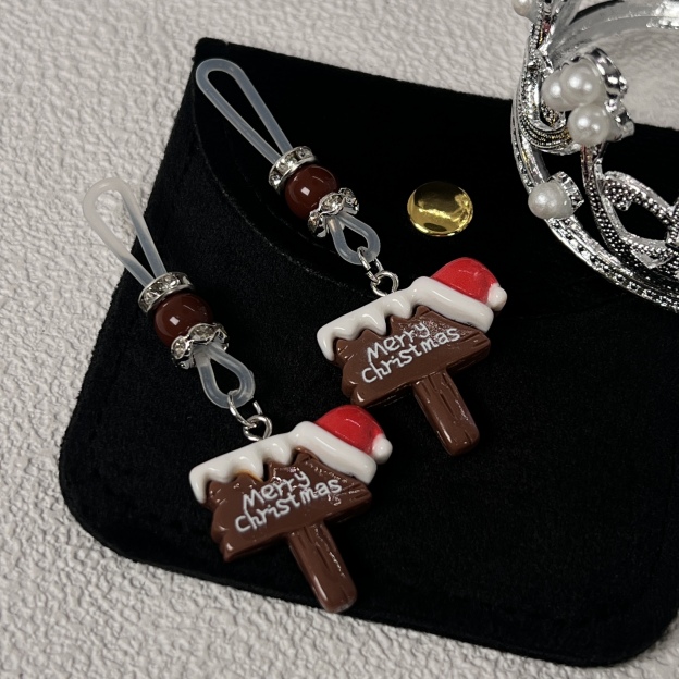 Mocha Vertical Charm Clips