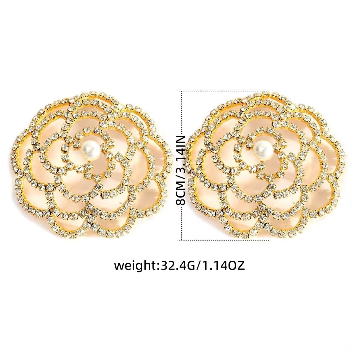 Women's Sexy Pearl Rhinestone Nipple Covers