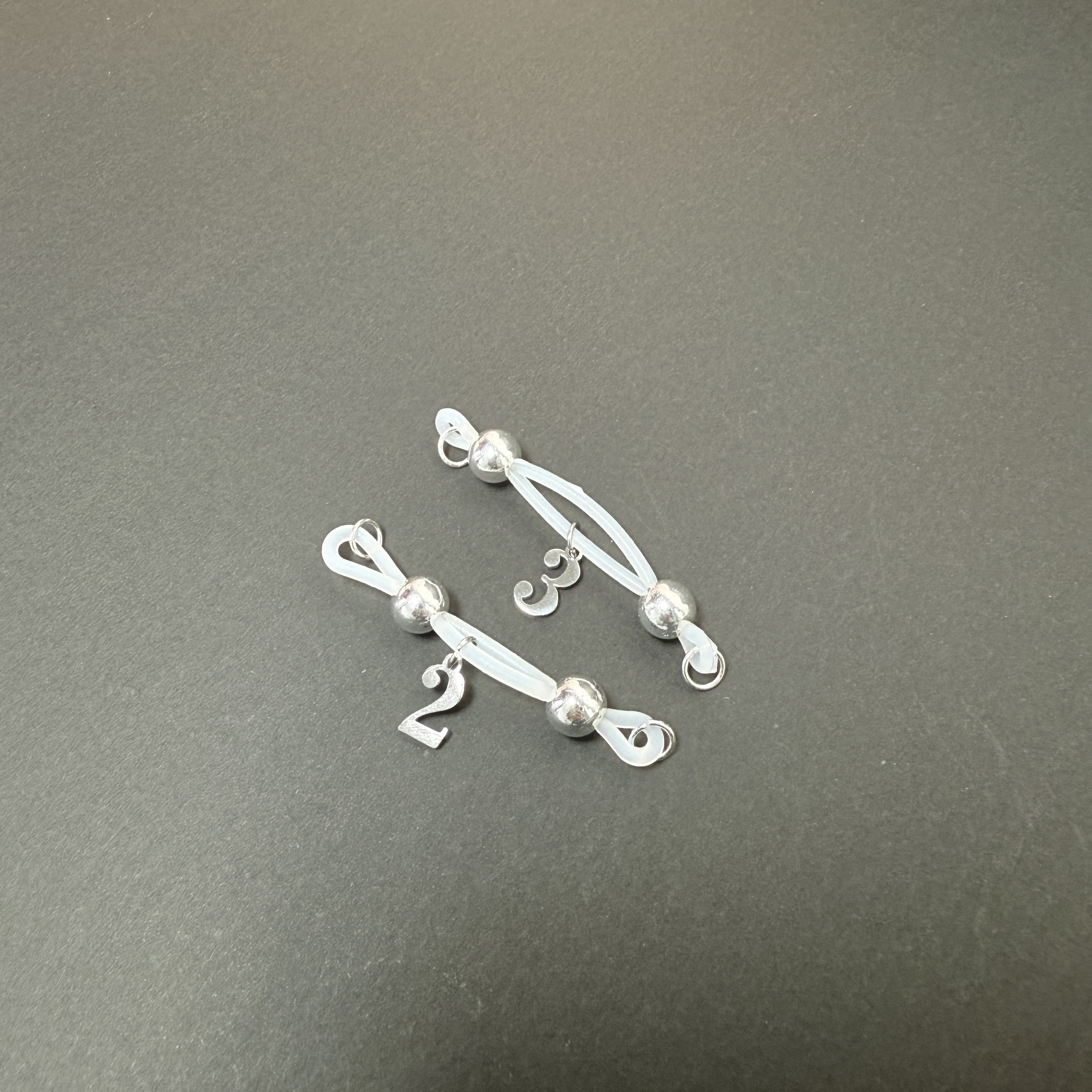 Adjustable nipple decoration - customizable with numbers 1-12