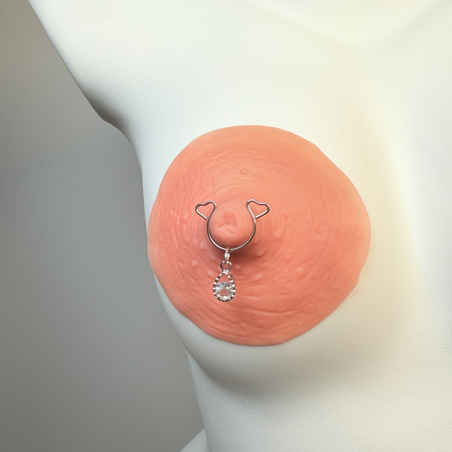 Adjustable fake nipple decoration - exquisite diamond