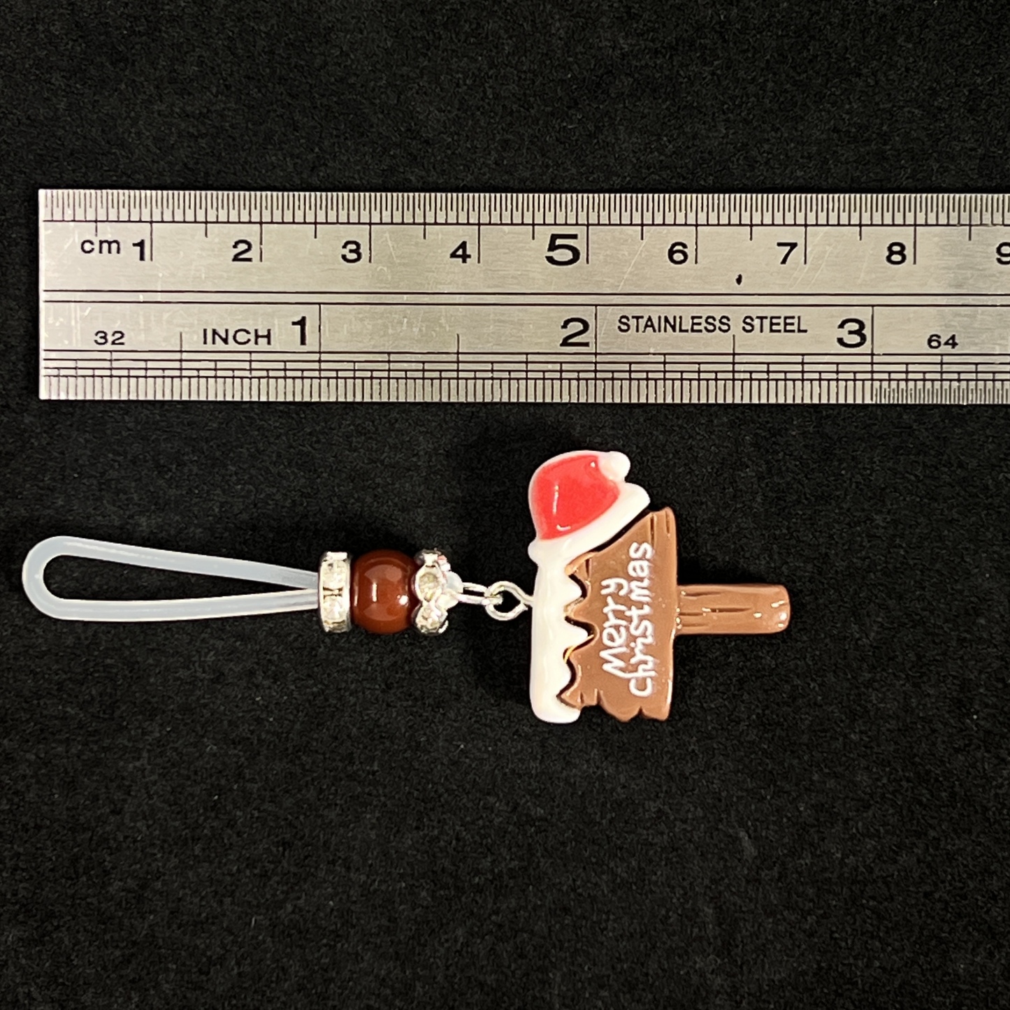 Mocha Vertical Charm Clips