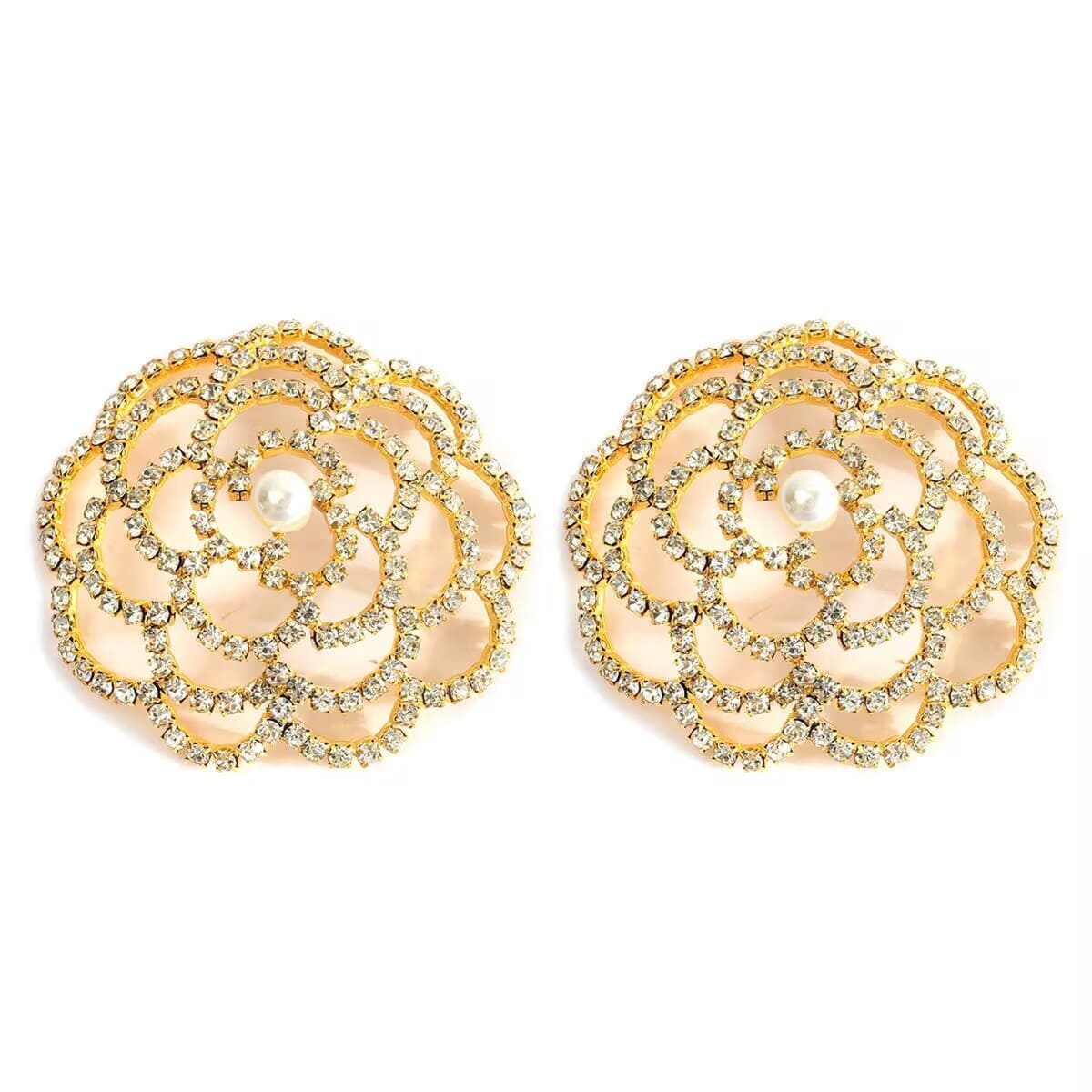 Women's Sexy Pearl Rhinestone Nipple Covers