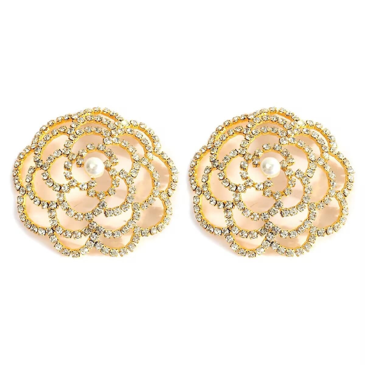 Women's Sexy Pearl Rhinestone Nipple Covers