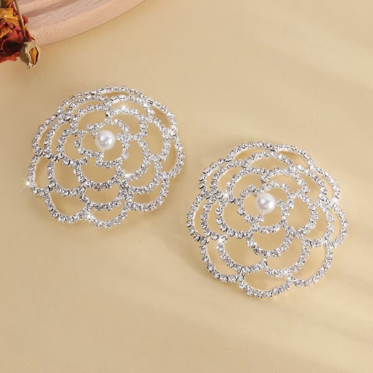 Women's Sexy Pearl Rhinestone Nipple Covers