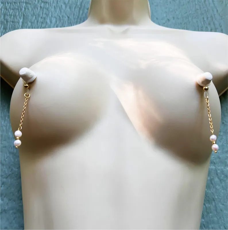 Real Pearl Nipple Non-Piercing