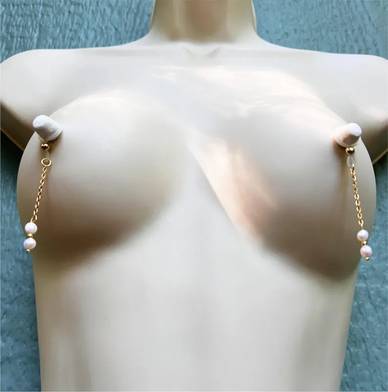 Real Pearl Nipple Non-Piercing