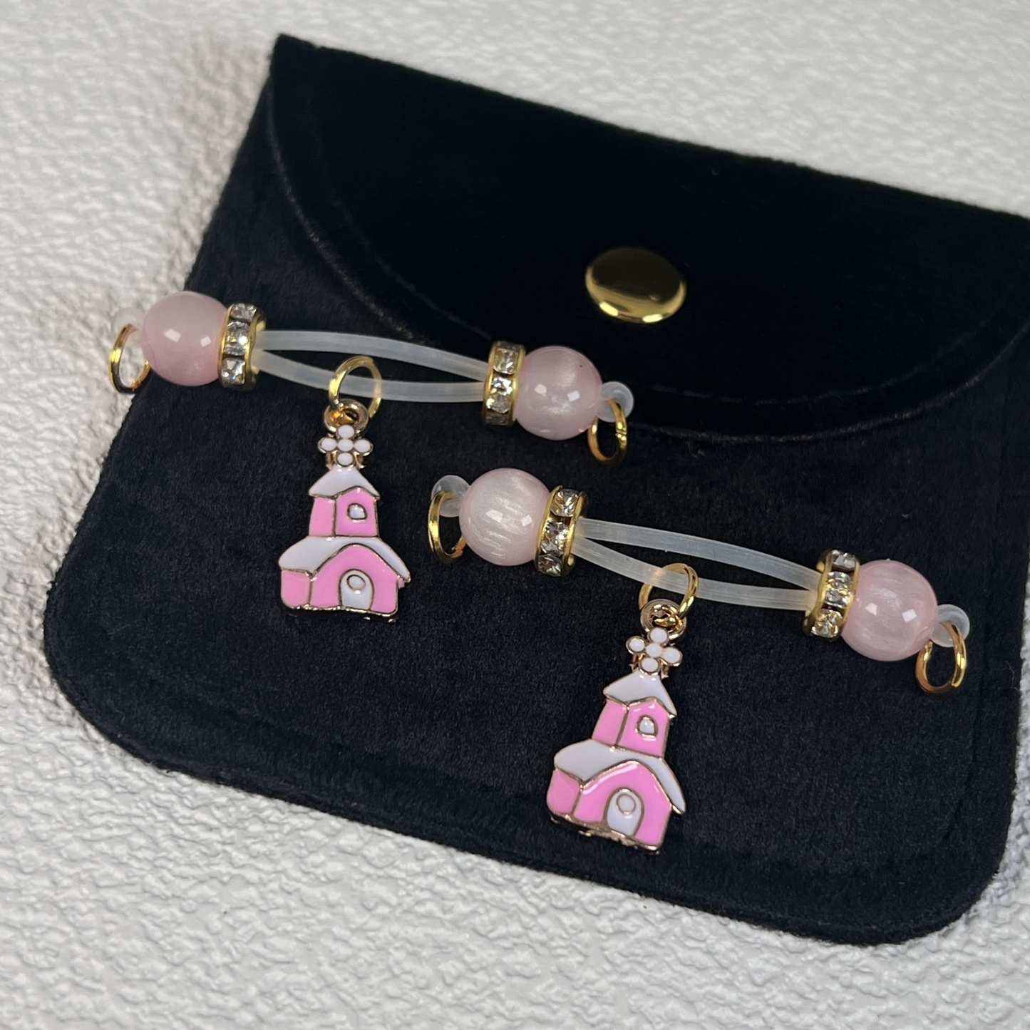 Pink Cottage Christmas Clamps