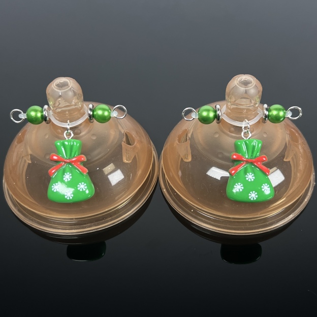 Christmas Candy Bag Charm Nipple Clamps