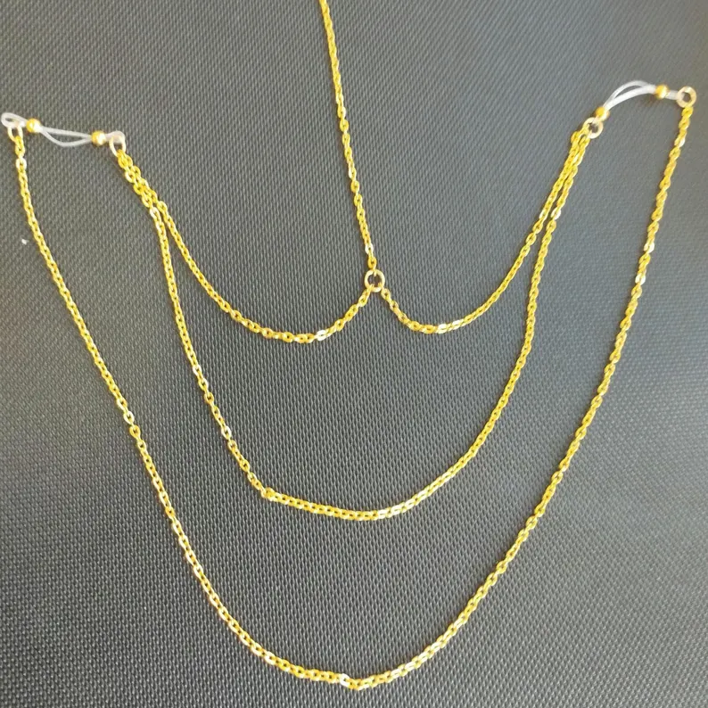 Non-Pierced Chain Bralette