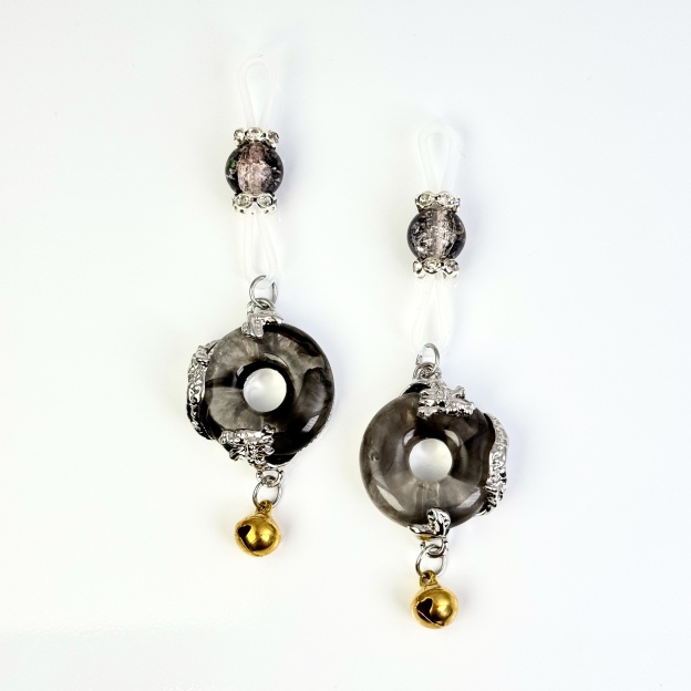 Black Moon Charm Nipple Jewelry