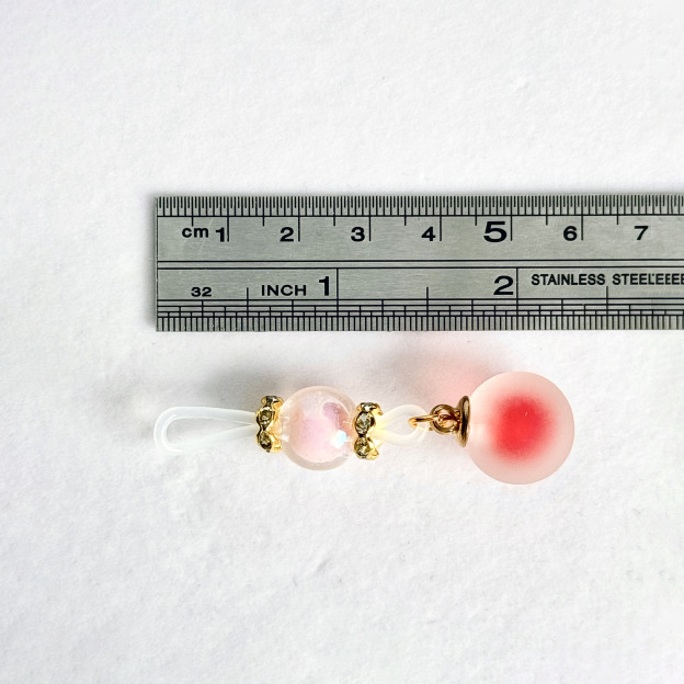Rose Quartz Glow Nipple Clamps