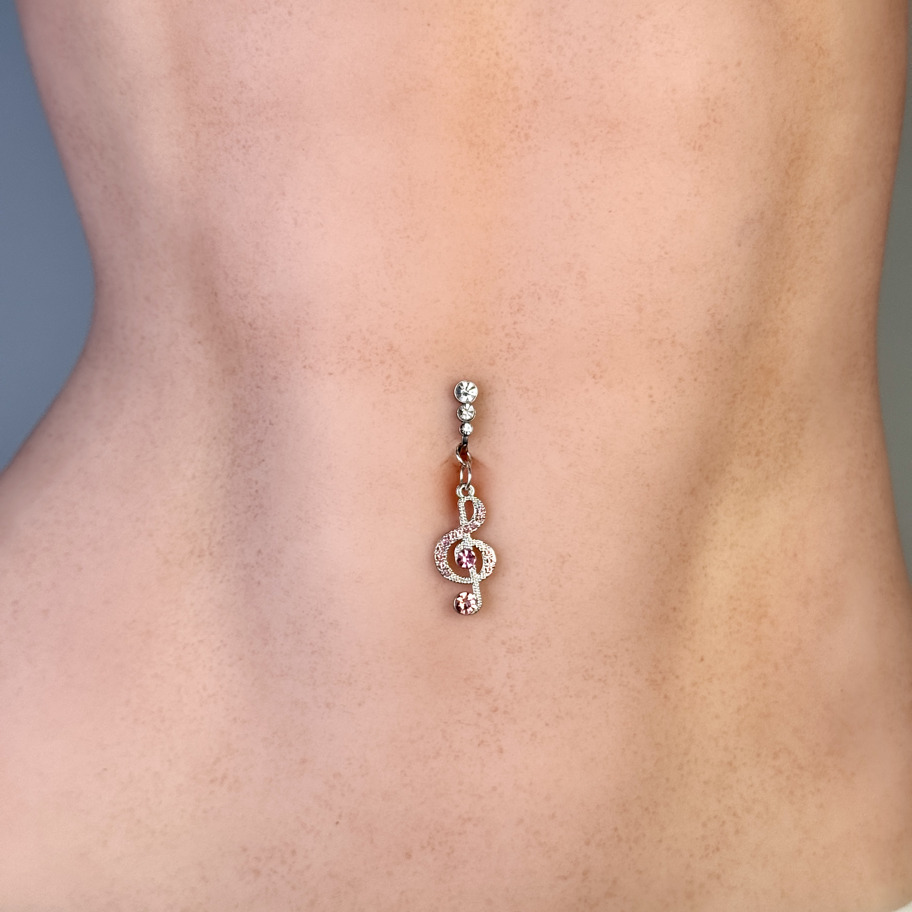 Melody Crystal Non-Piercing Navel Clip