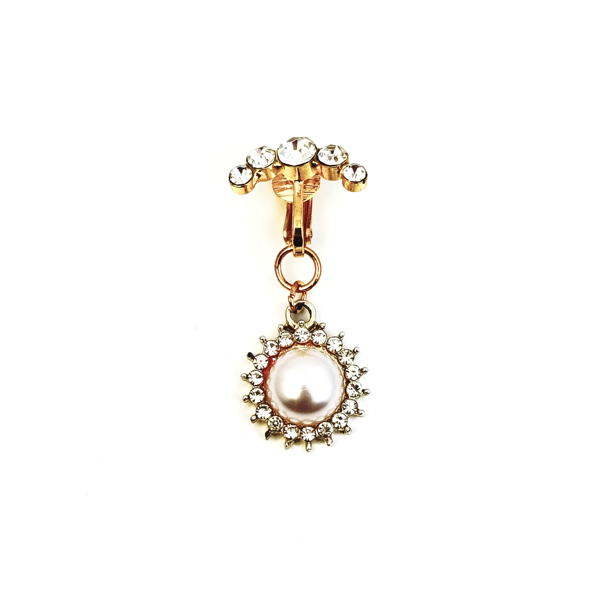 Pearl Sun Goddess Belly Clip