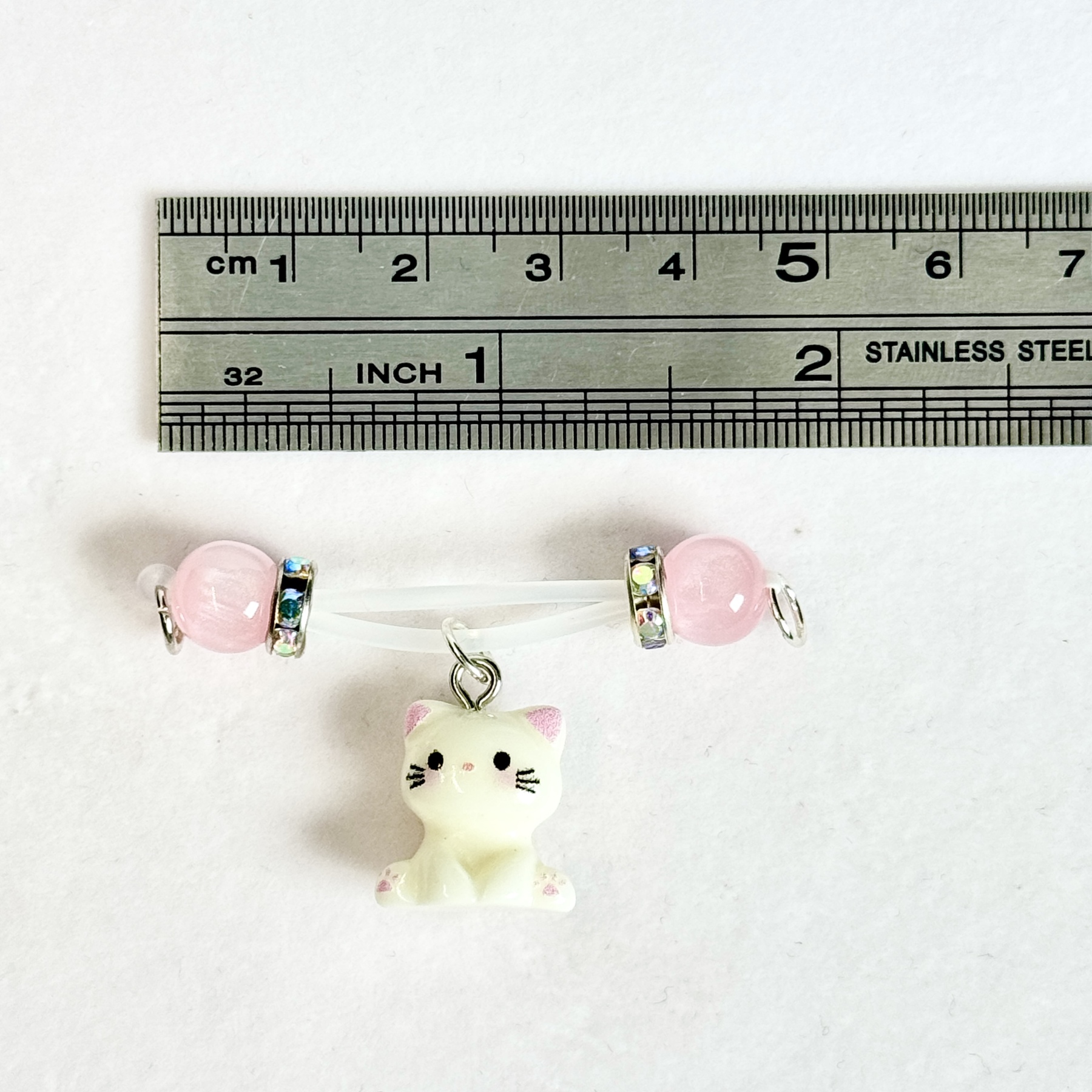 Lavender Kitty Charm Nipple Clamps
