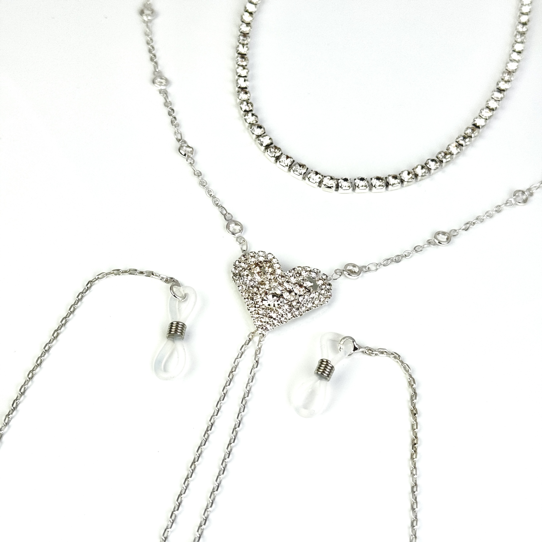 Crystal Heart Body Chain